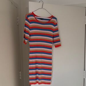 Sanctuary Colorful Striped Mini Dress
